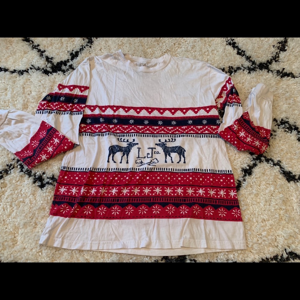 Lauren James long sleeve Holiday shirt